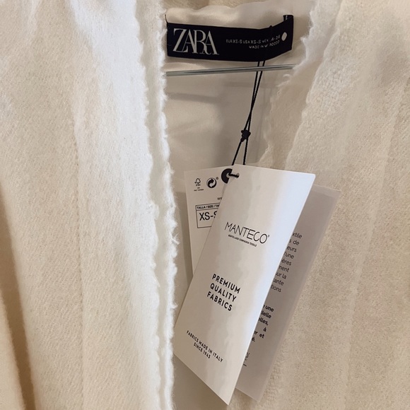 NWT Manteco Wool Coat ZW Collection - Picture 12 of 12